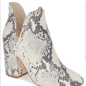 Steve Madden Rockstar Snakeskin Booties